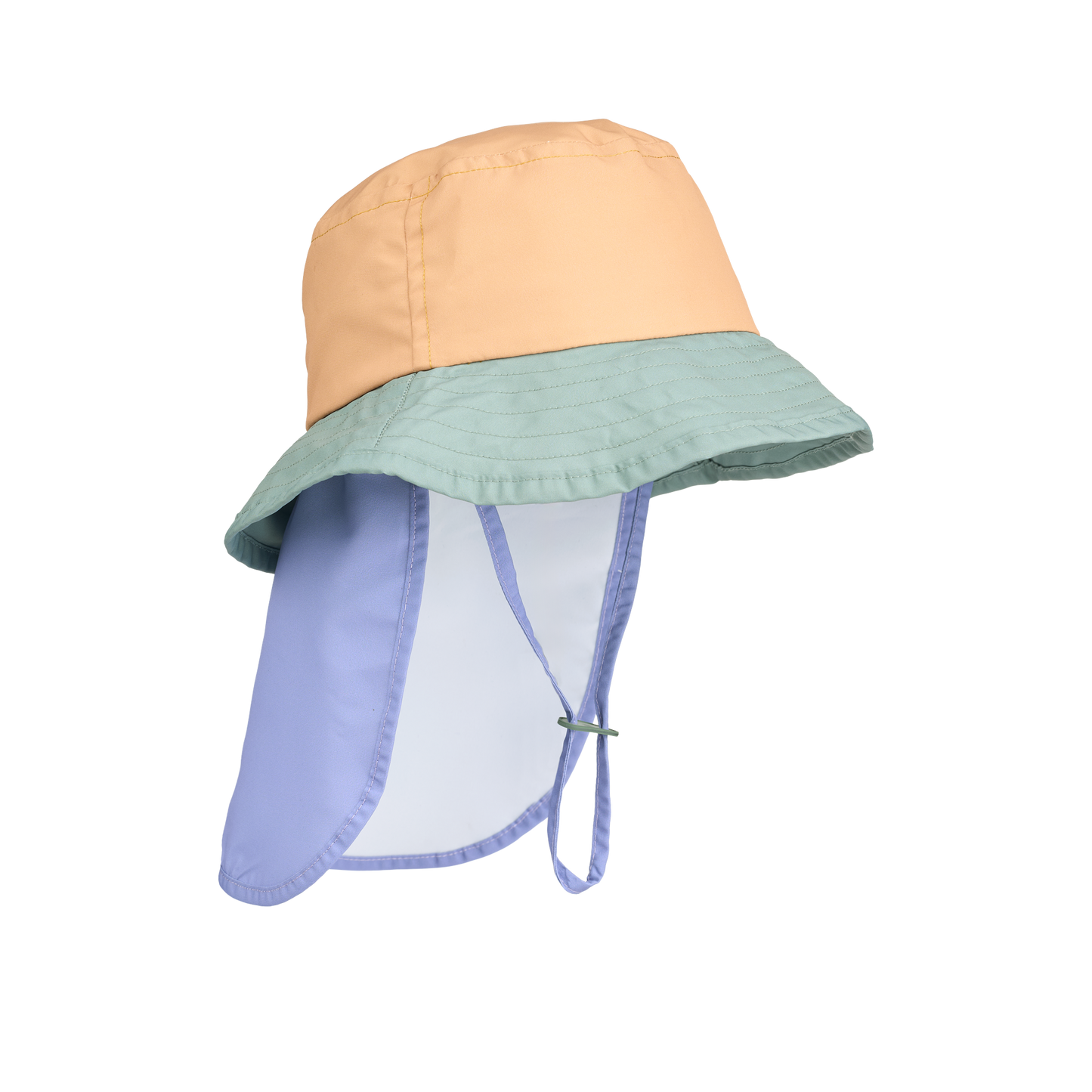 Liewood, Damona Colour Block Waterproof Sun Hat with Neck Shade