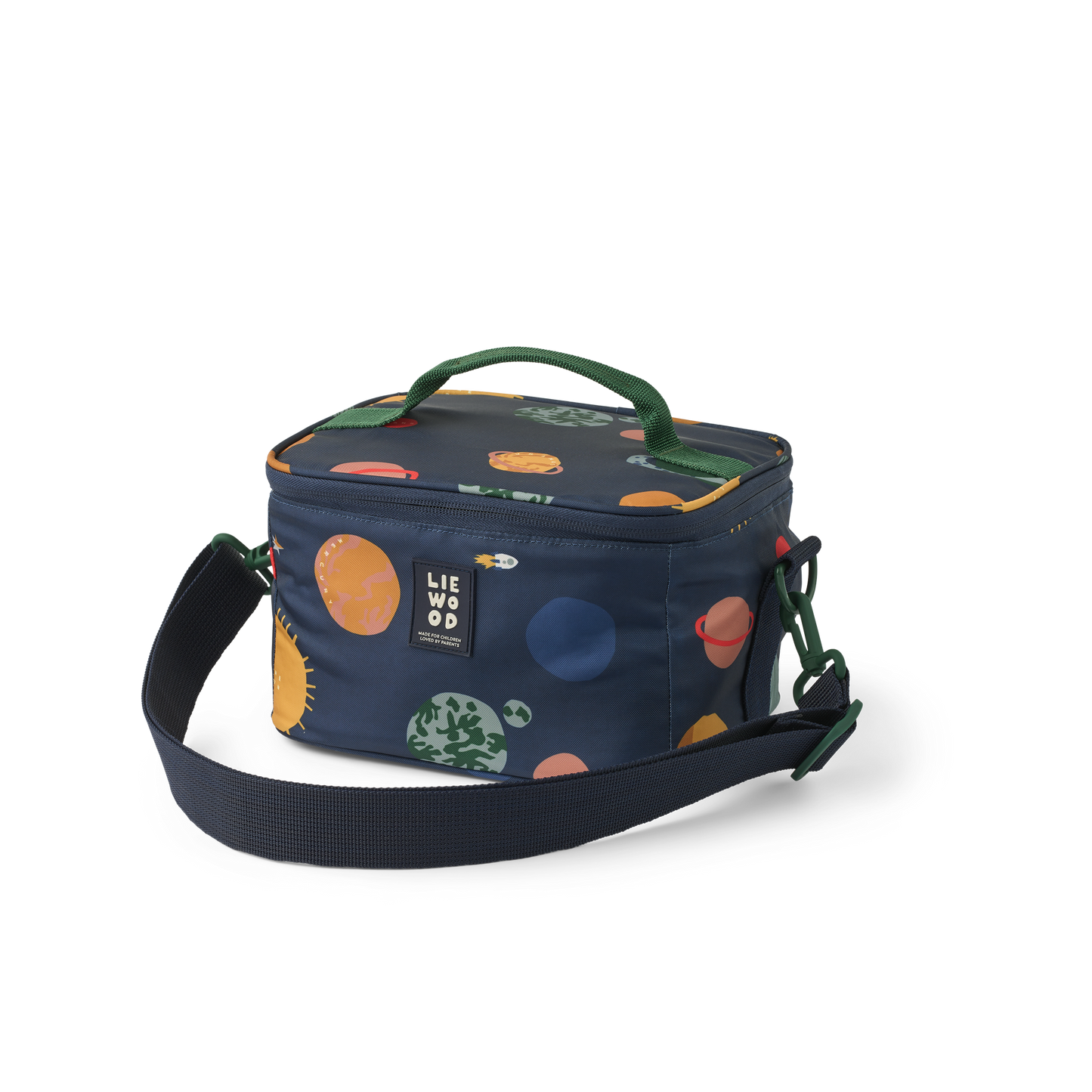 Liewood, Toby Medium Thermal Lunch Bag in Universe Print