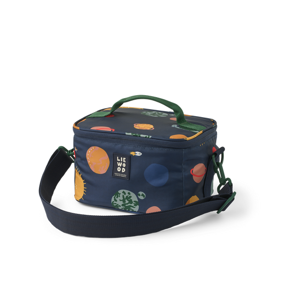 Liewood, Toby Medium Thermal Lunch Bag in Universe Print