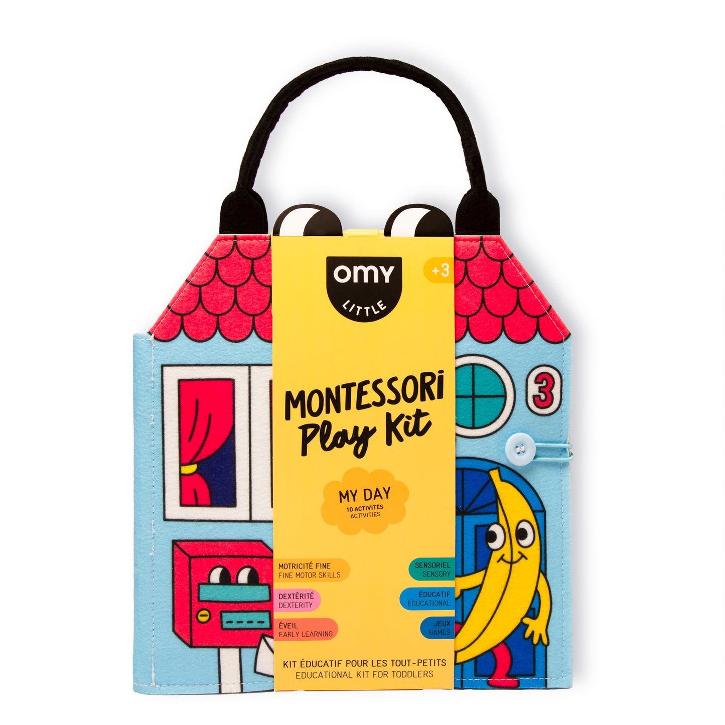 OMY Montessori Play Kit Busy Book: My Day