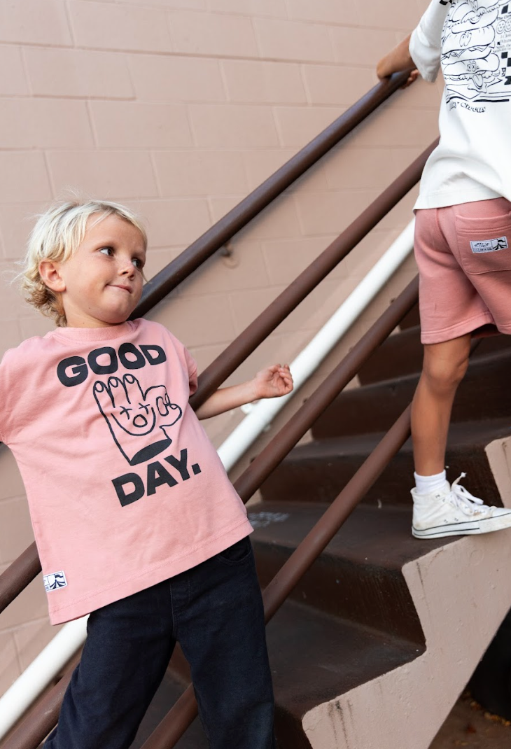 Dinky Circus, Good Day T-Shirt, Pink