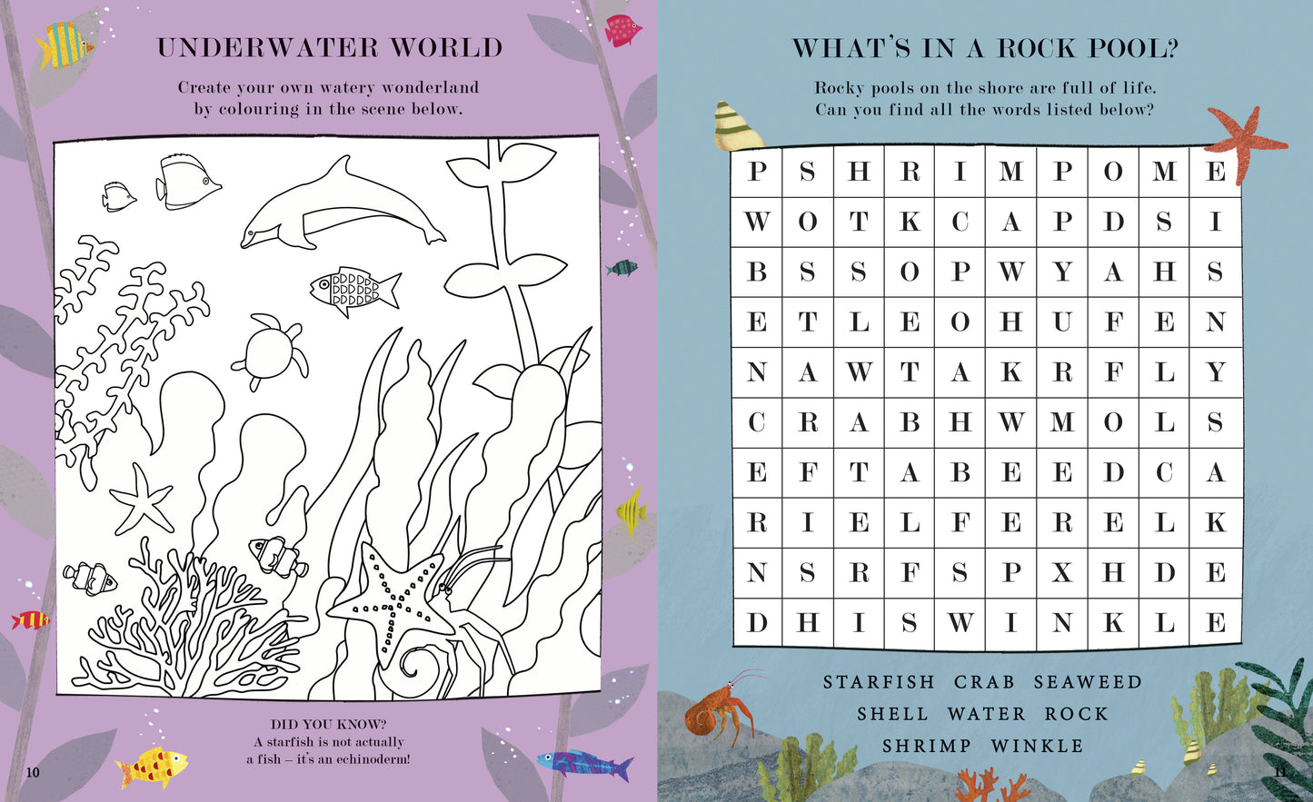 Sea: A World Beneath The Waves Activity Book
