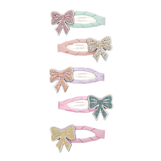 Mimi & Lula Sparkle Bow Mini Clic Clac Hairclips
