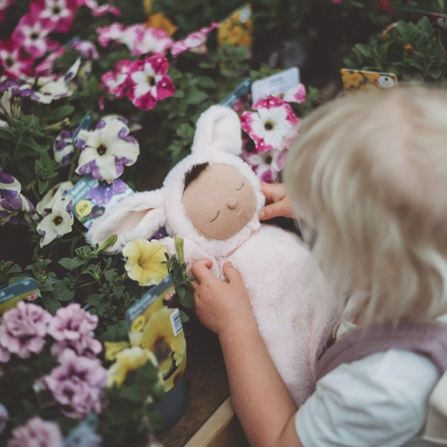 Cozy Dinkum, Bunny Pip - Pink, Fabric Doll