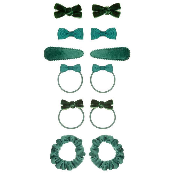 Mimi & Lula Green Assorted School Hair Accessories