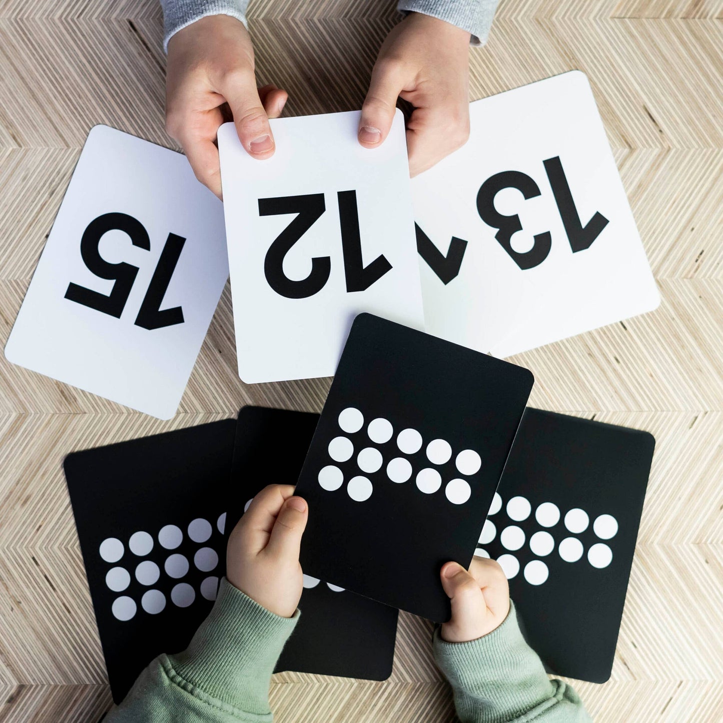 Numbers Extension Activity Flashcards for Kids