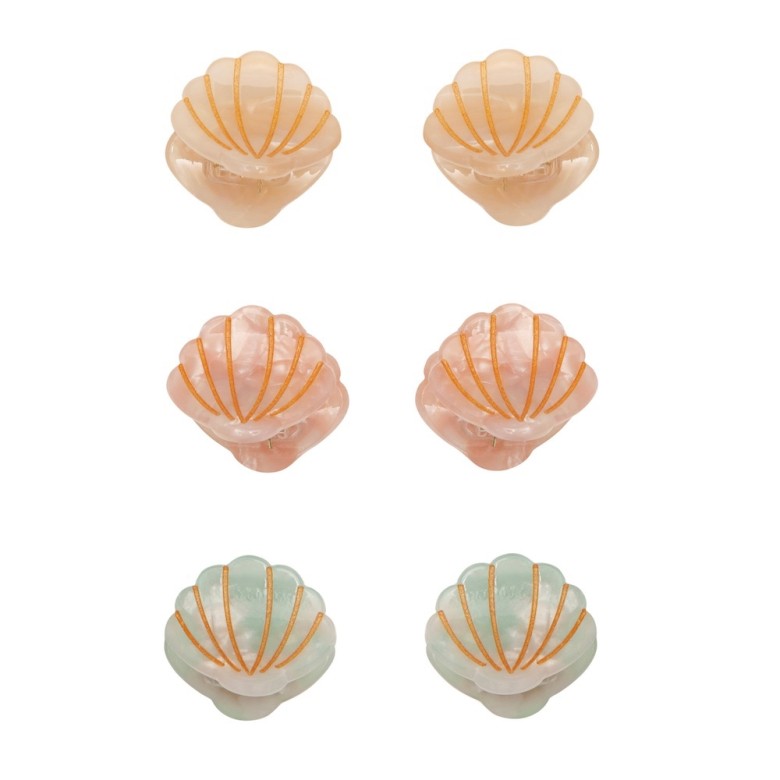 Mimi & Lula Mini Shell Claw Hairclips