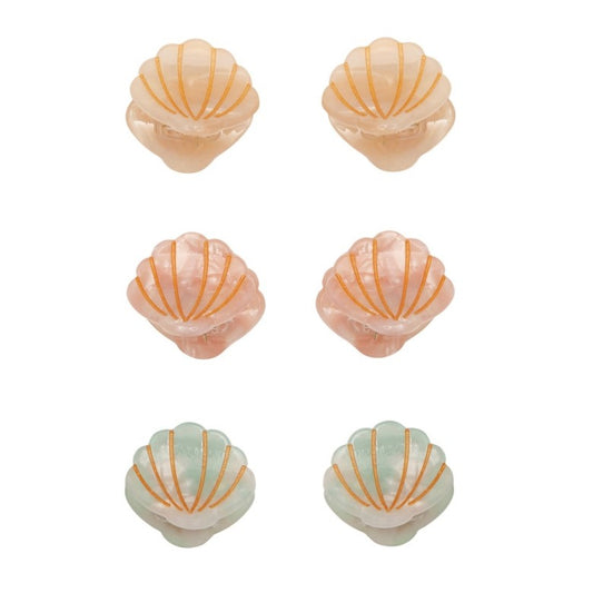 Mimi & Lula Mini Shell Claw Hairclips