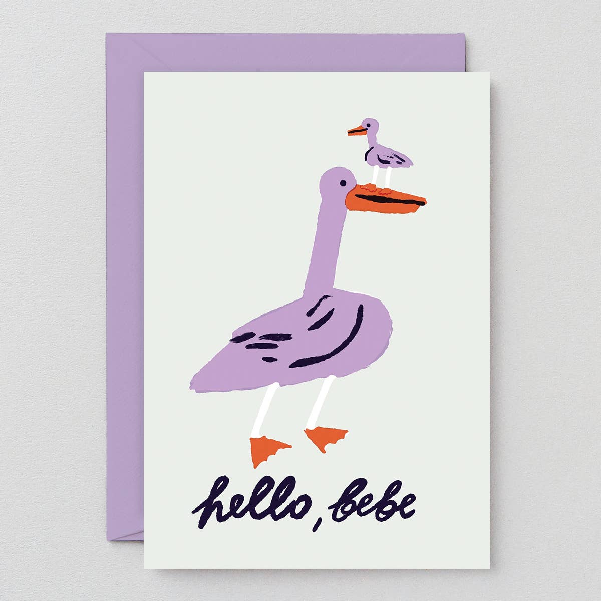 ‘Hello, Bebe’ New Baby Greetings Card
