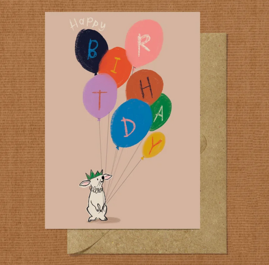 Birthday Balloons Card