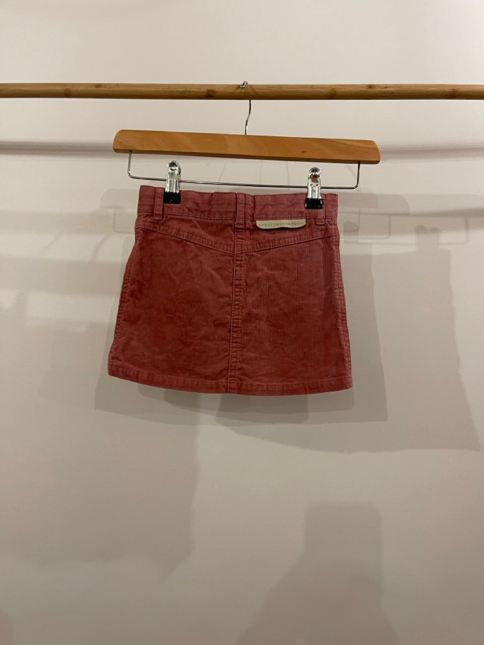 Preloved Dusky Pink Corduroy Skirt