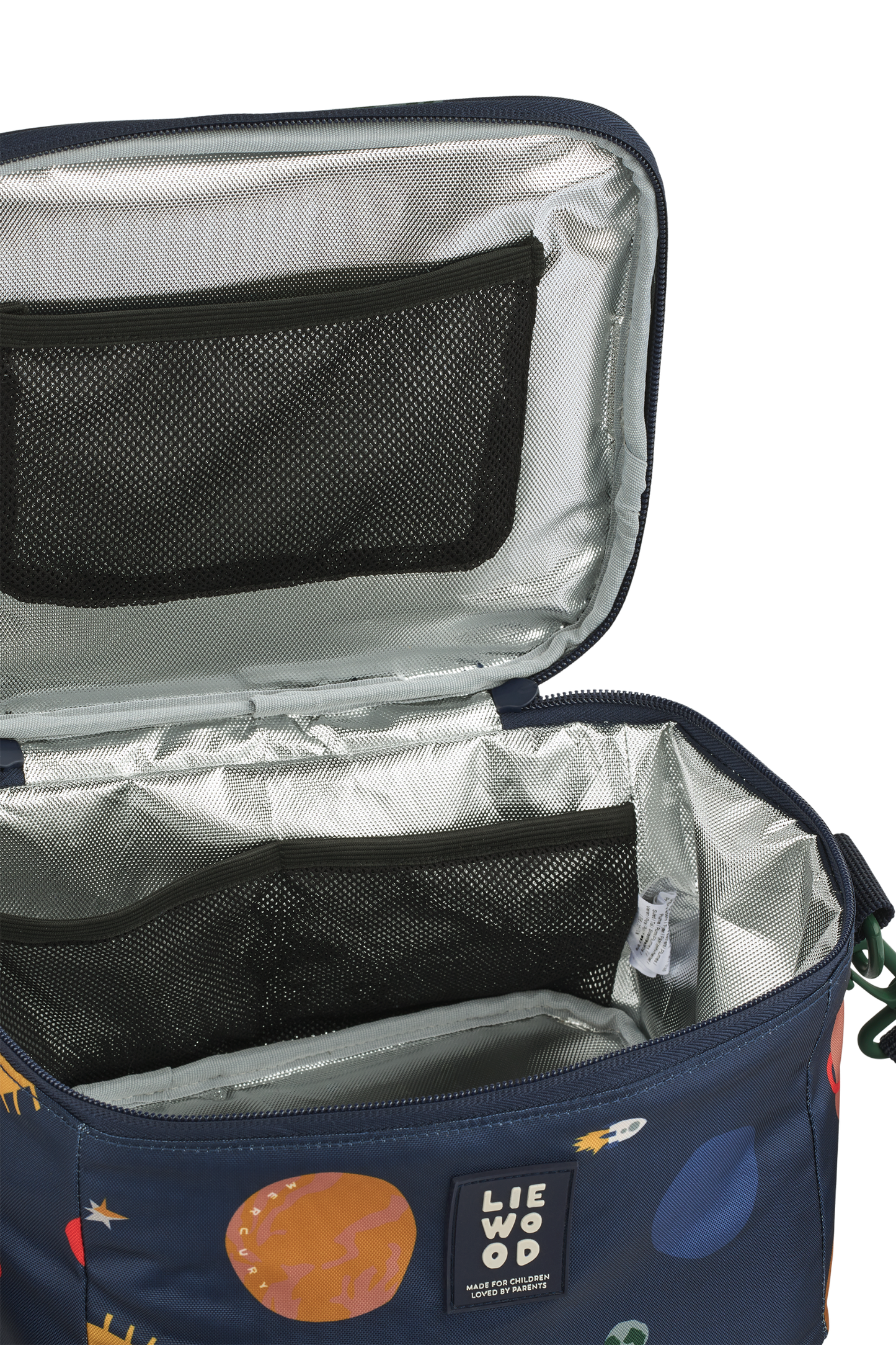 Liewood, Toby Medium Thermal Lunch Bag in Universe Print