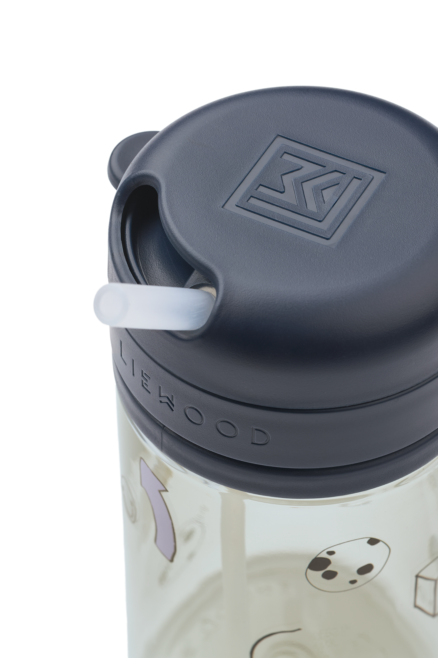 Liewood, Pavia Tritan Water Cup with Straw 500 ml in Play Print
