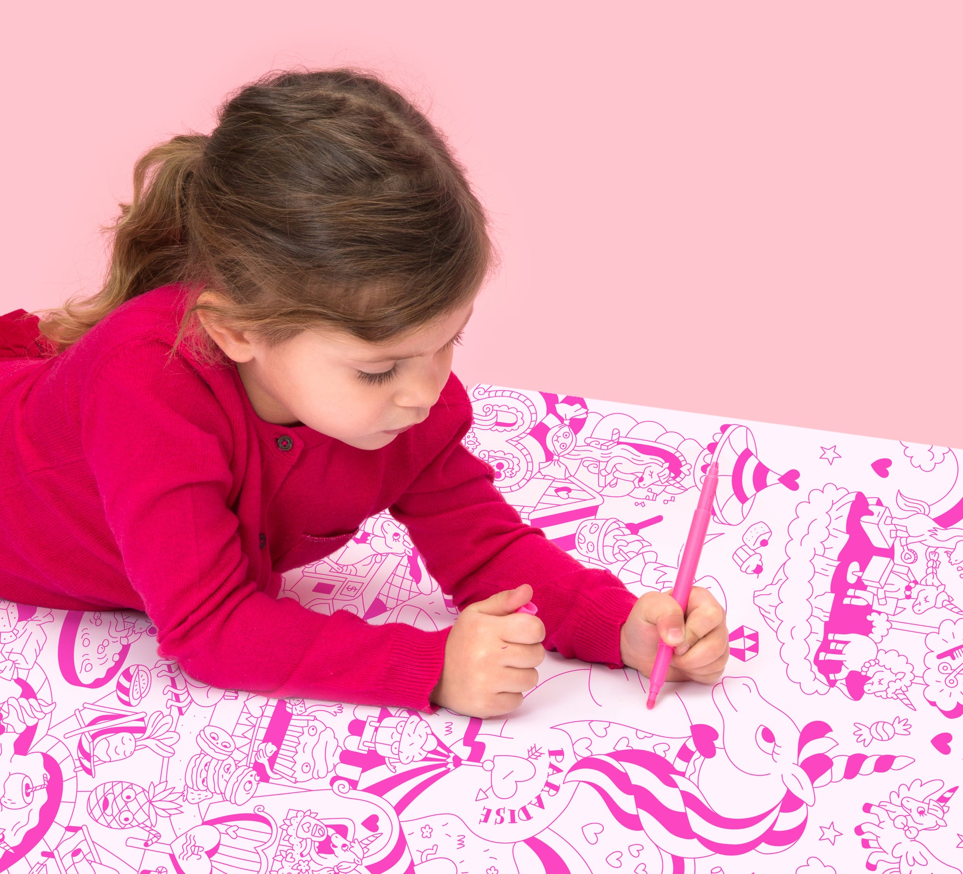 Lily Giant Colouring Poster