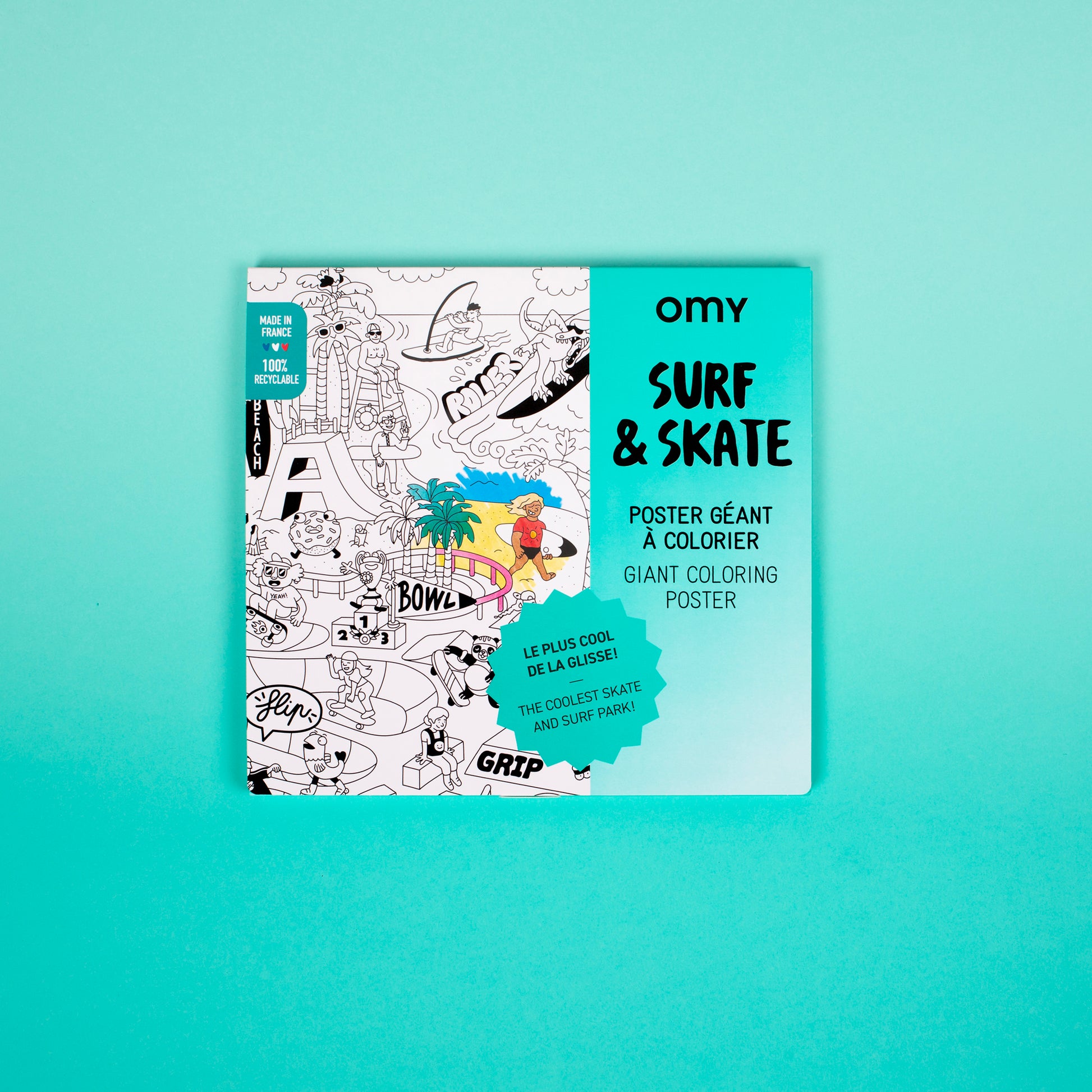 Surf and Skate Giant Poster