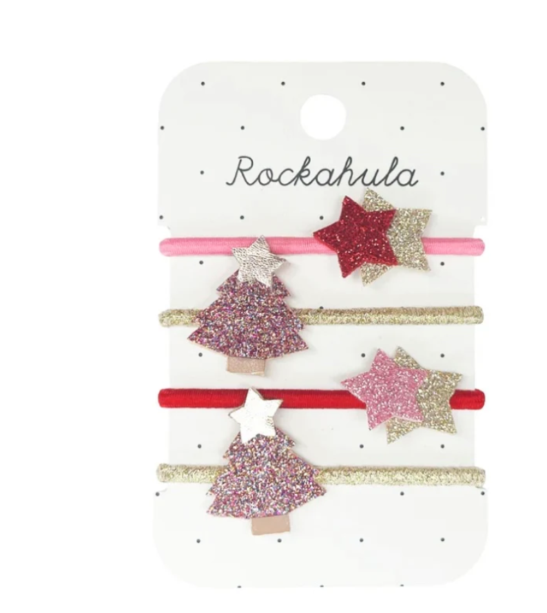 Stripy Christmas Tree Clips