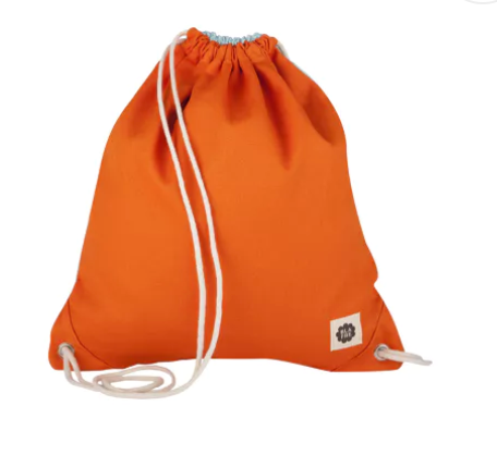 Blafre, Orange and Blue, Canvas Two Tone Gym Bag