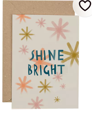 Shine Bright card