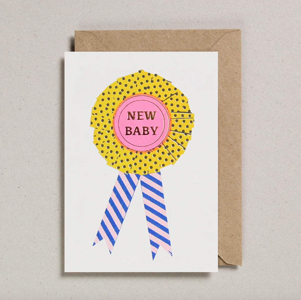 Petra Boase Cards Rosette New Baby Card