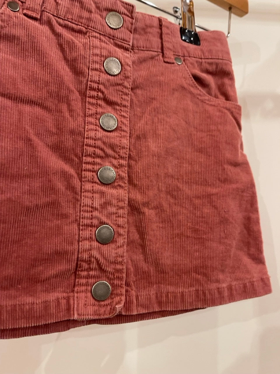 Dusky Pink Corduroy Skirt