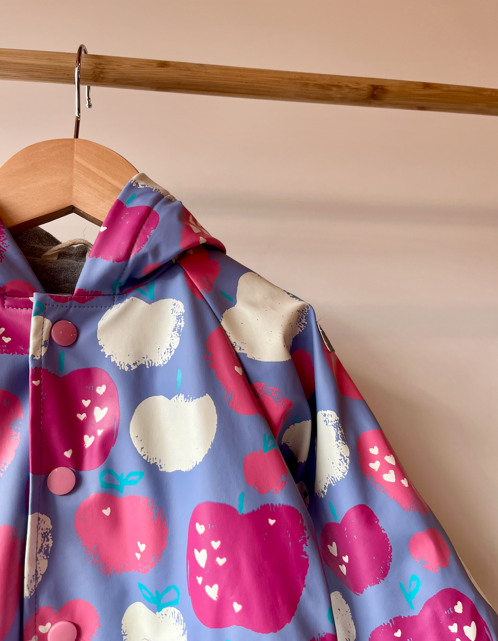 Hatley, Pink Fruit Raincoat, 18 - 24 Months