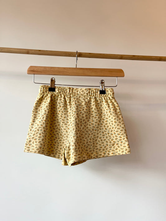 Tinycottons, Yellow Ditsy Floral Shorts, 6 - 7 Years