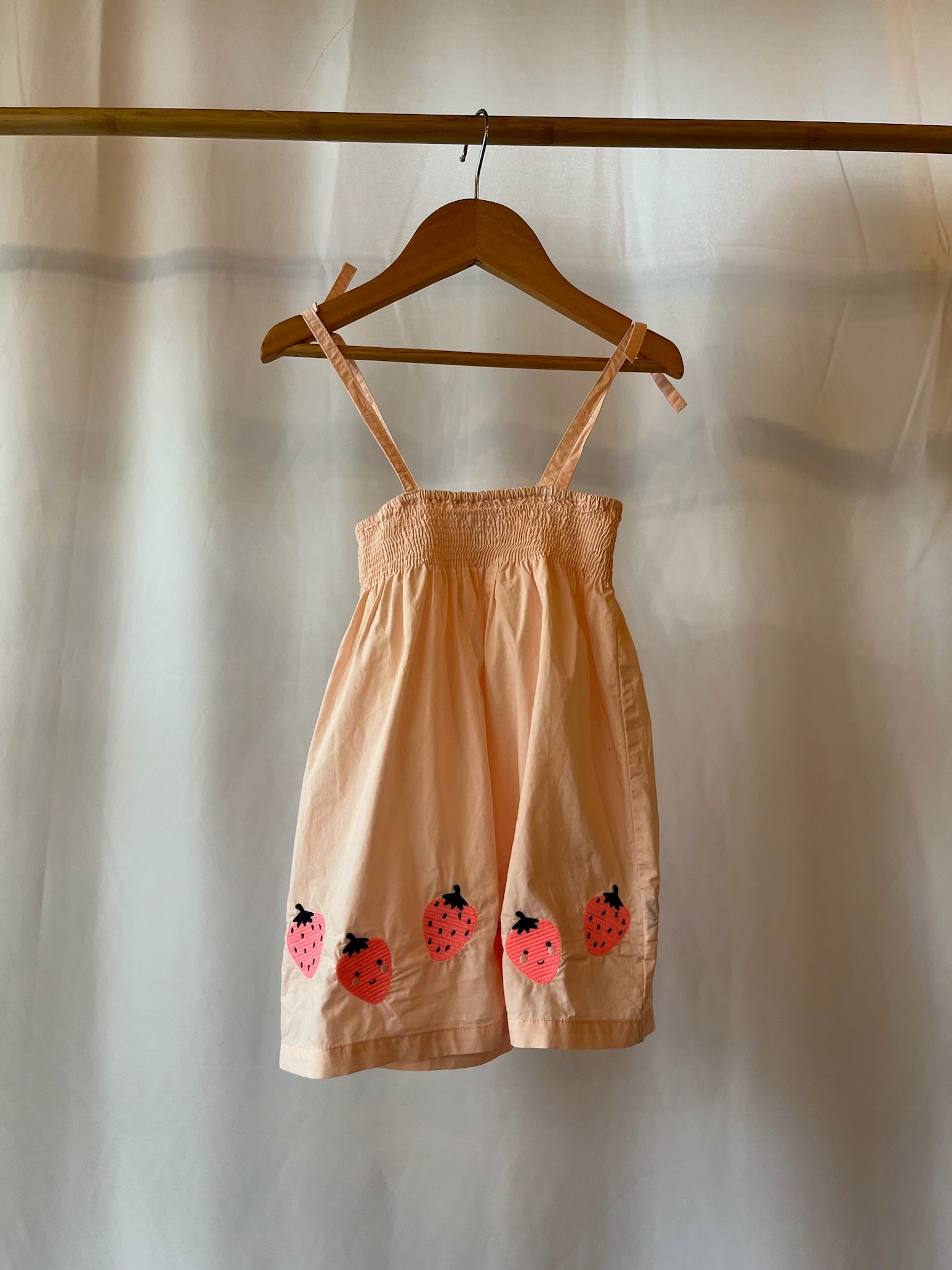 Seed Heritage, Strawberry Smock Sundress, 6 - 9 Months