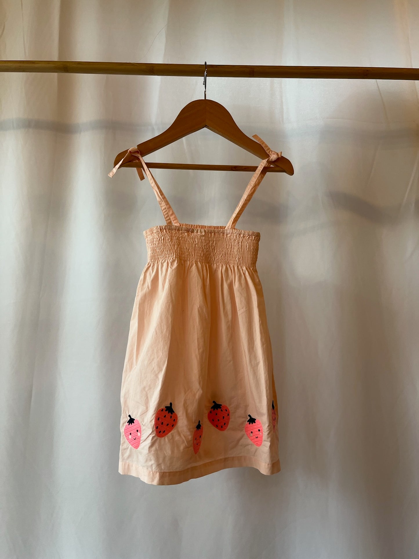 Seed Heritage, Strawberry Smock Sundress, 6 - 9 Months