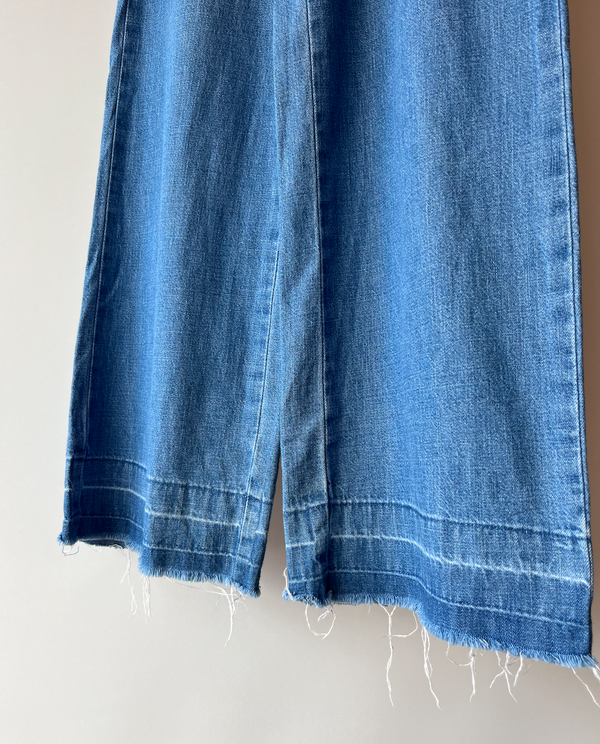 Stella McCartney, Flared Raw Hem Jeans, 6 Years