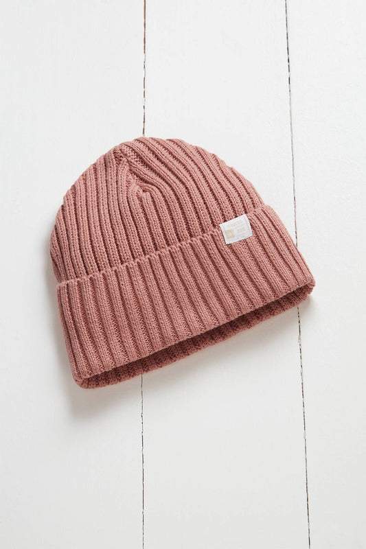 Grass & Air, Rose Beanie Hat (6 - 10 years)