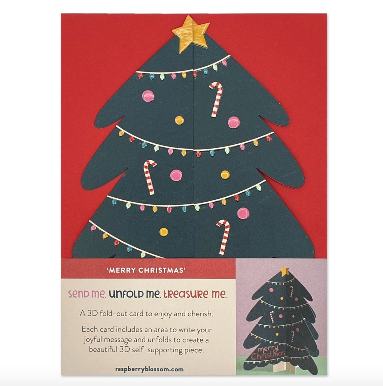 Merry Christmas' 3D fold-out