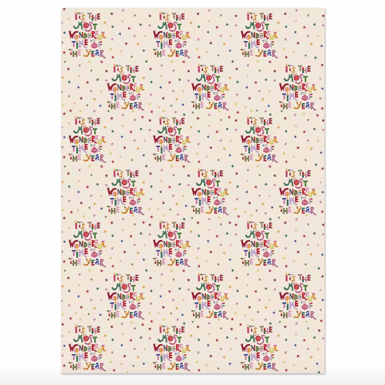 It's The Most Wonderful Time of The Year Christmas Wrapping Paper