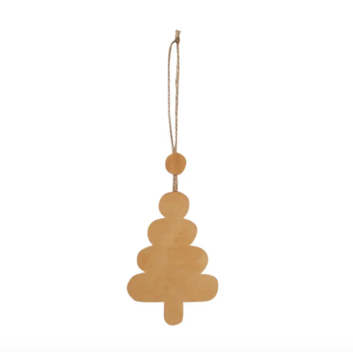 Leather Christmas Tree Ornament