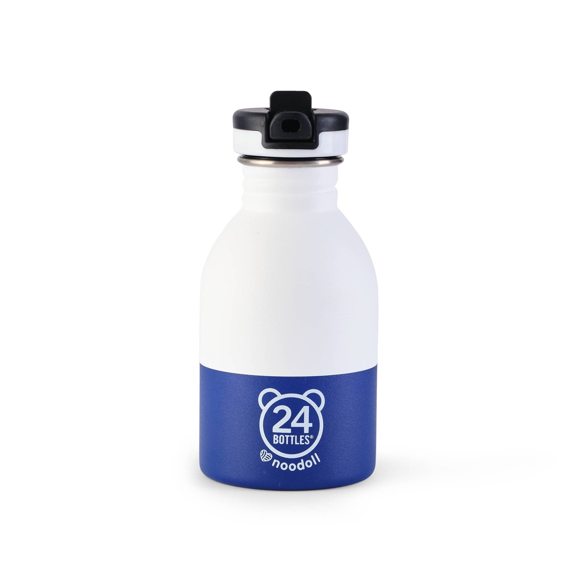 Ricebamboo Panda, Blue Stainless Steel Water Bottle
