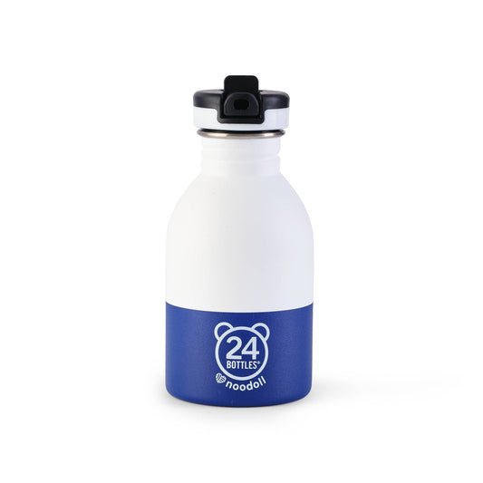 Ricebamboo Panda, Blue Stainless Steel Water Bottle
