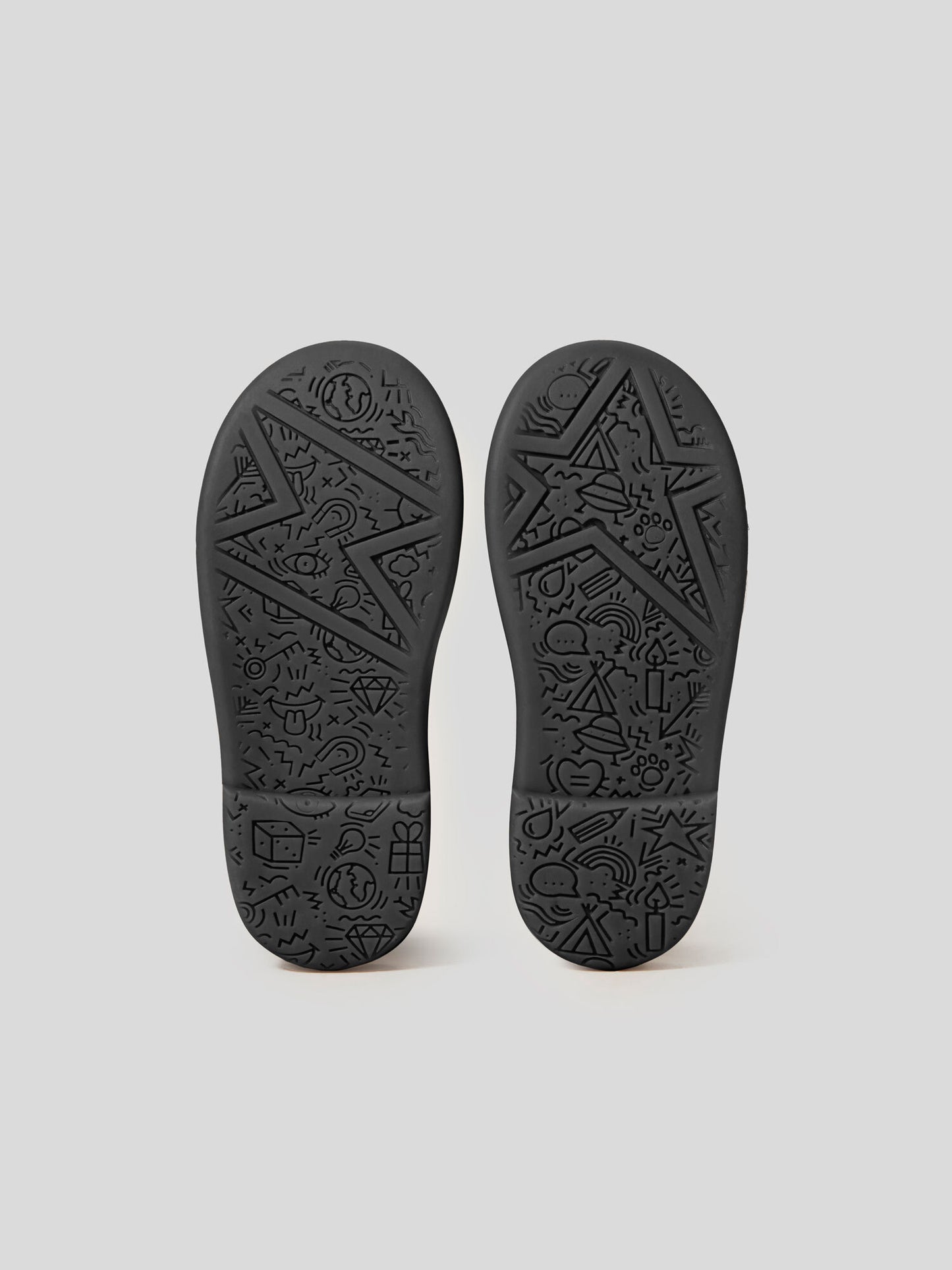 The Astro Black School Shoe