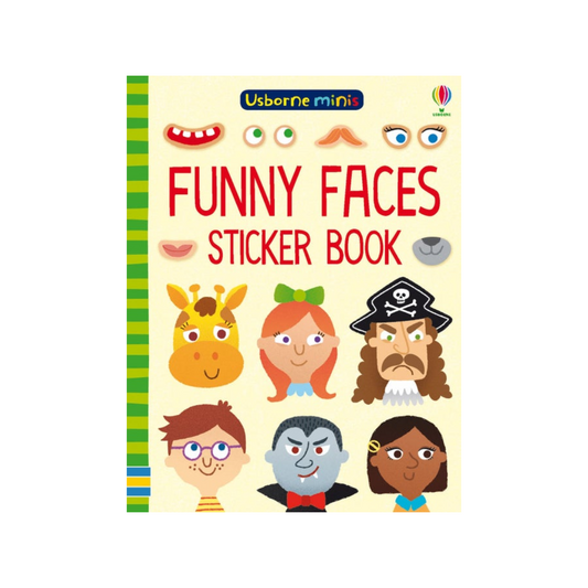 Usborne Minis: Funny Faces Sticker Book