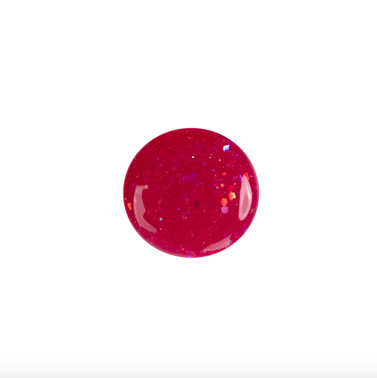 Sheepy Raspberry Glitter Nail Polish