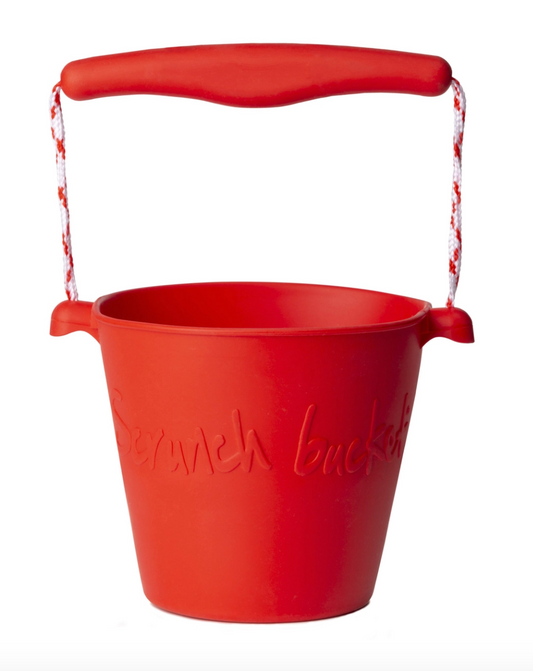 Strawberry Red Scrunch Bucket