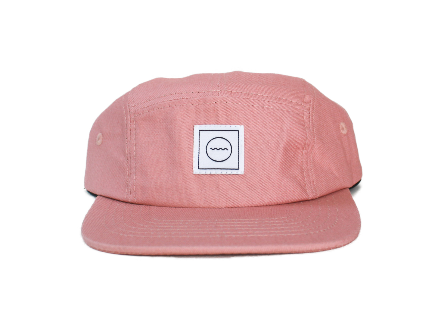 Blush Cotton Five-Panel Cap