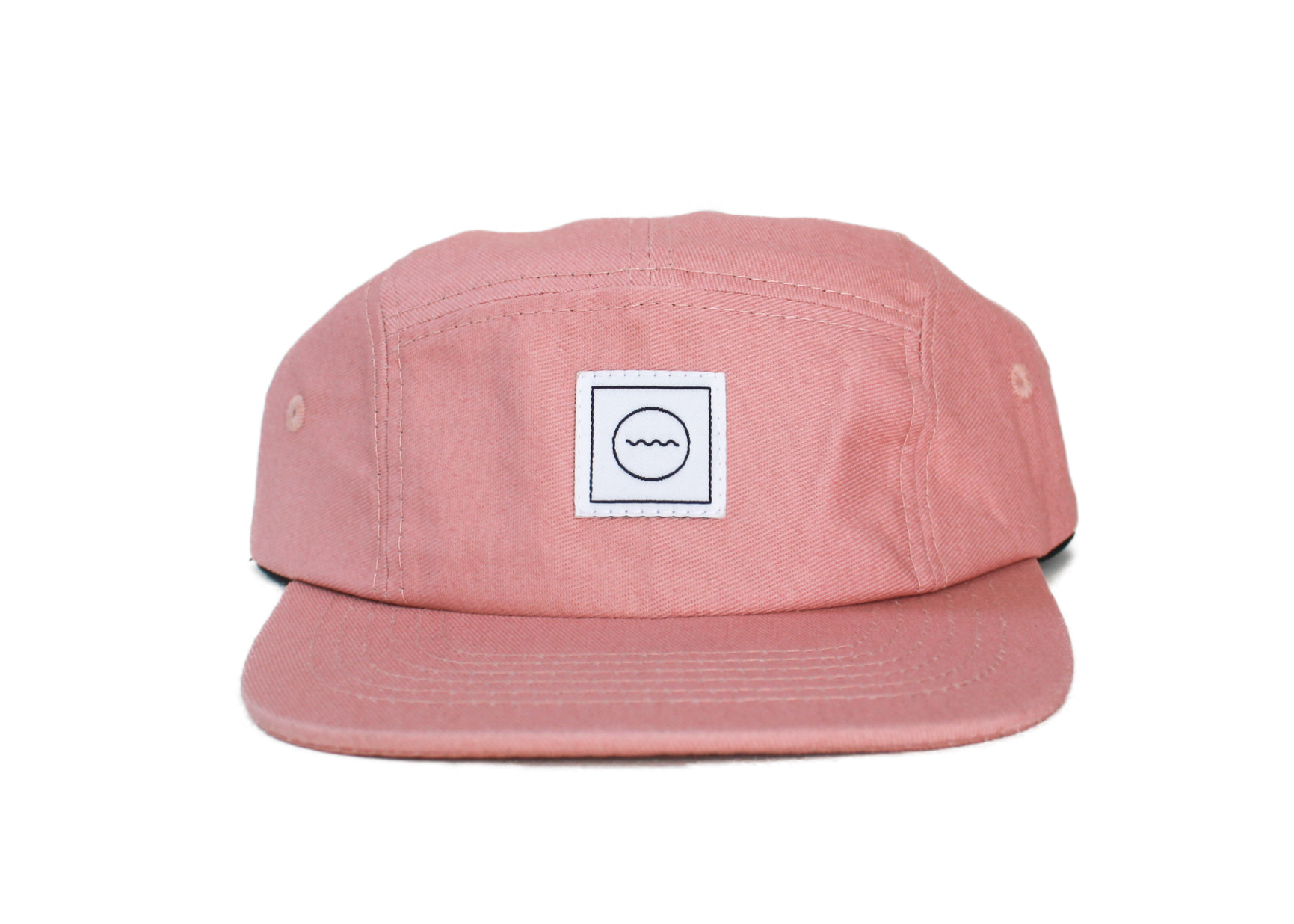 Blush Cotton Five-Panel Cap