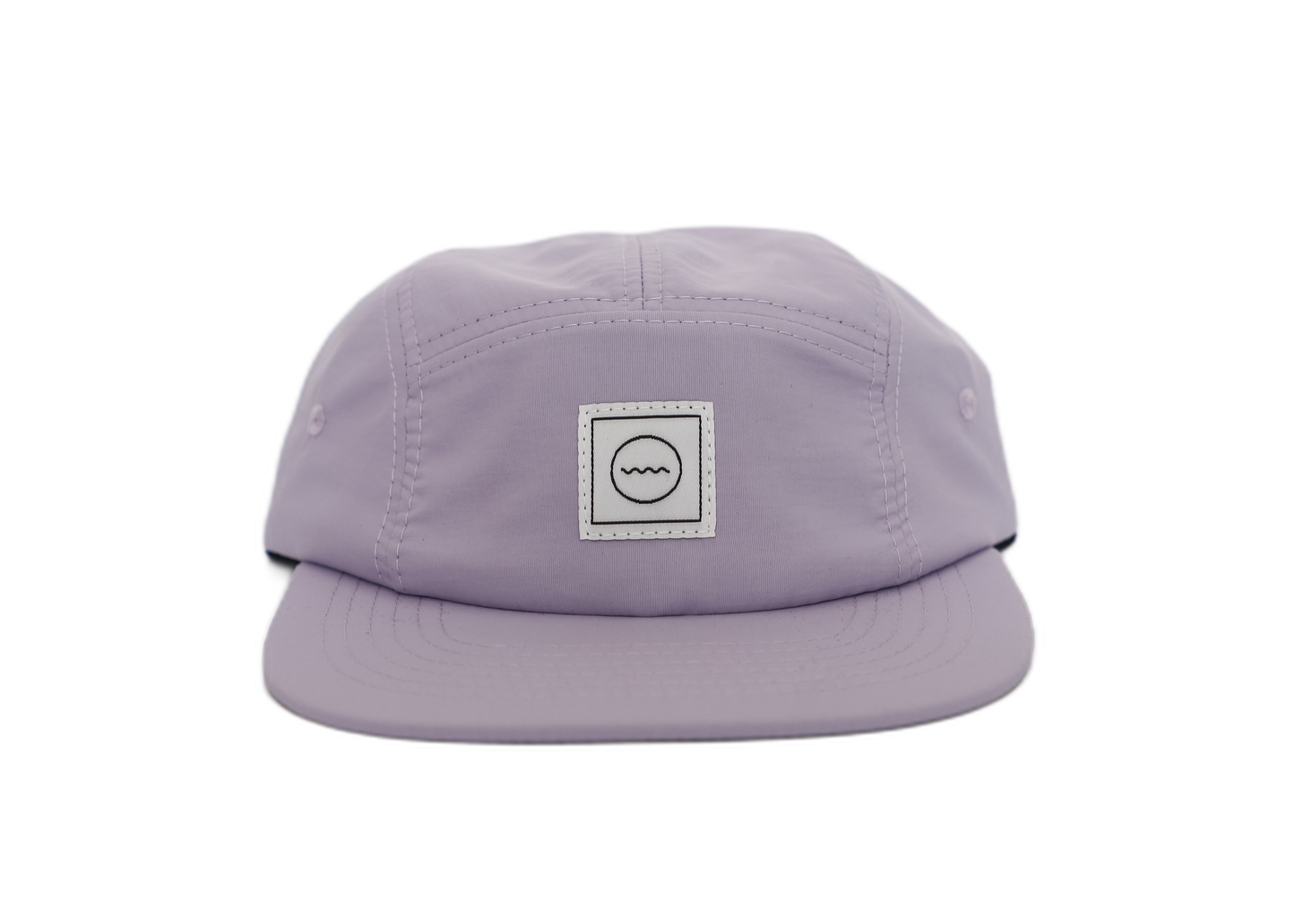 Lilac Waterproof Five-Panel Cap