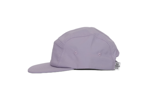 Lilac Waterproof Five-Panel Cap