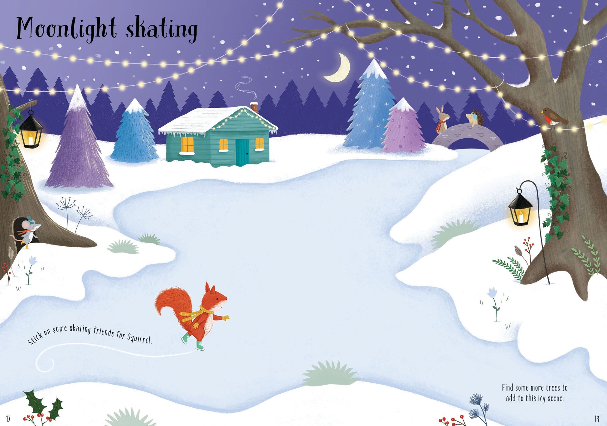 Sparkly Christmas Trees Sticker Book