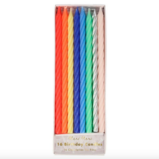 Neon Twist Candles