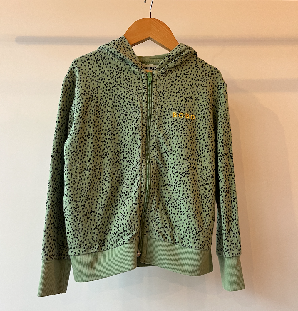 Bobo Choses, Green Spotted Hoodie, 4 - 5 Years