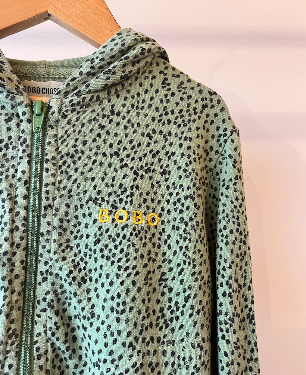 Bobo Choses, Green Spotted Hoodie, 4 - 5 Years