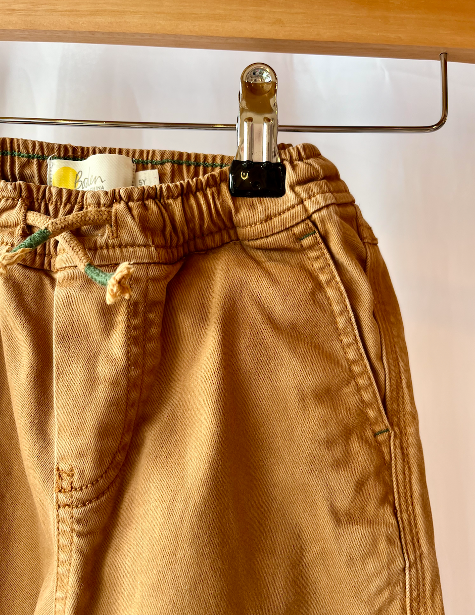 Mini Boden, Camel Chino Trousers, 5 - 6 Years