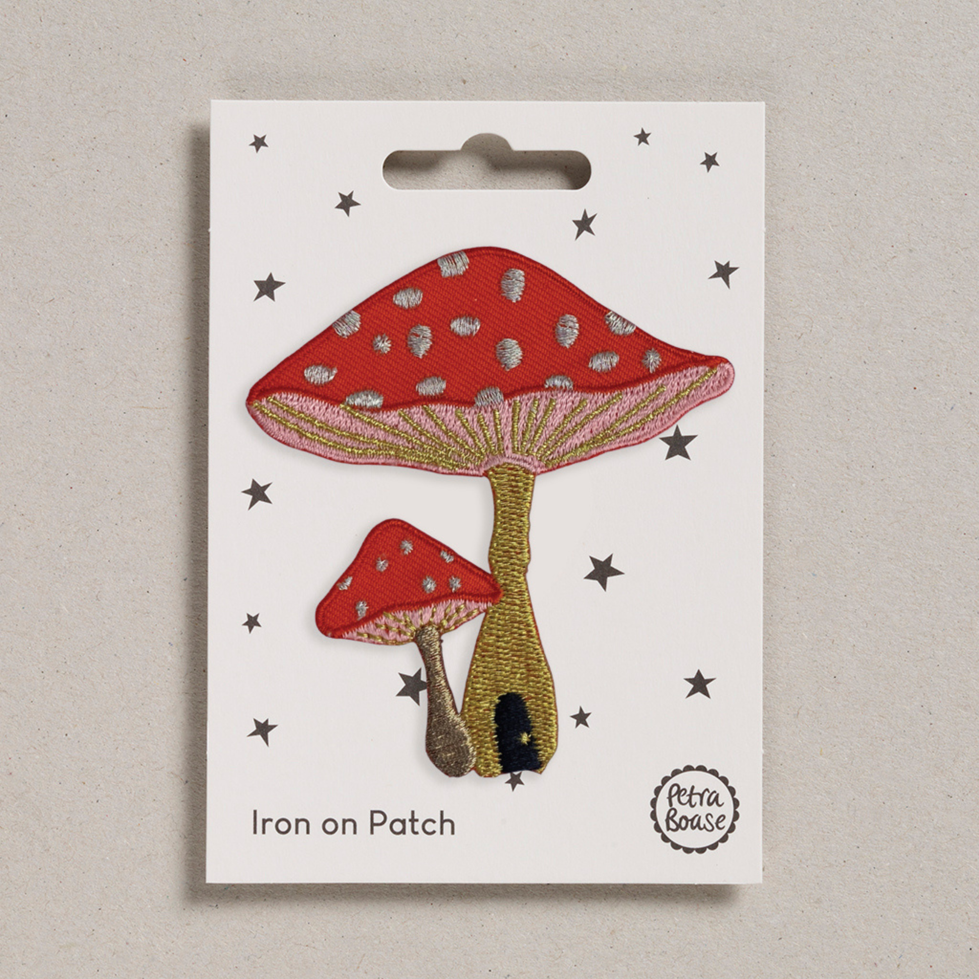 Toadstool Iron On Patch