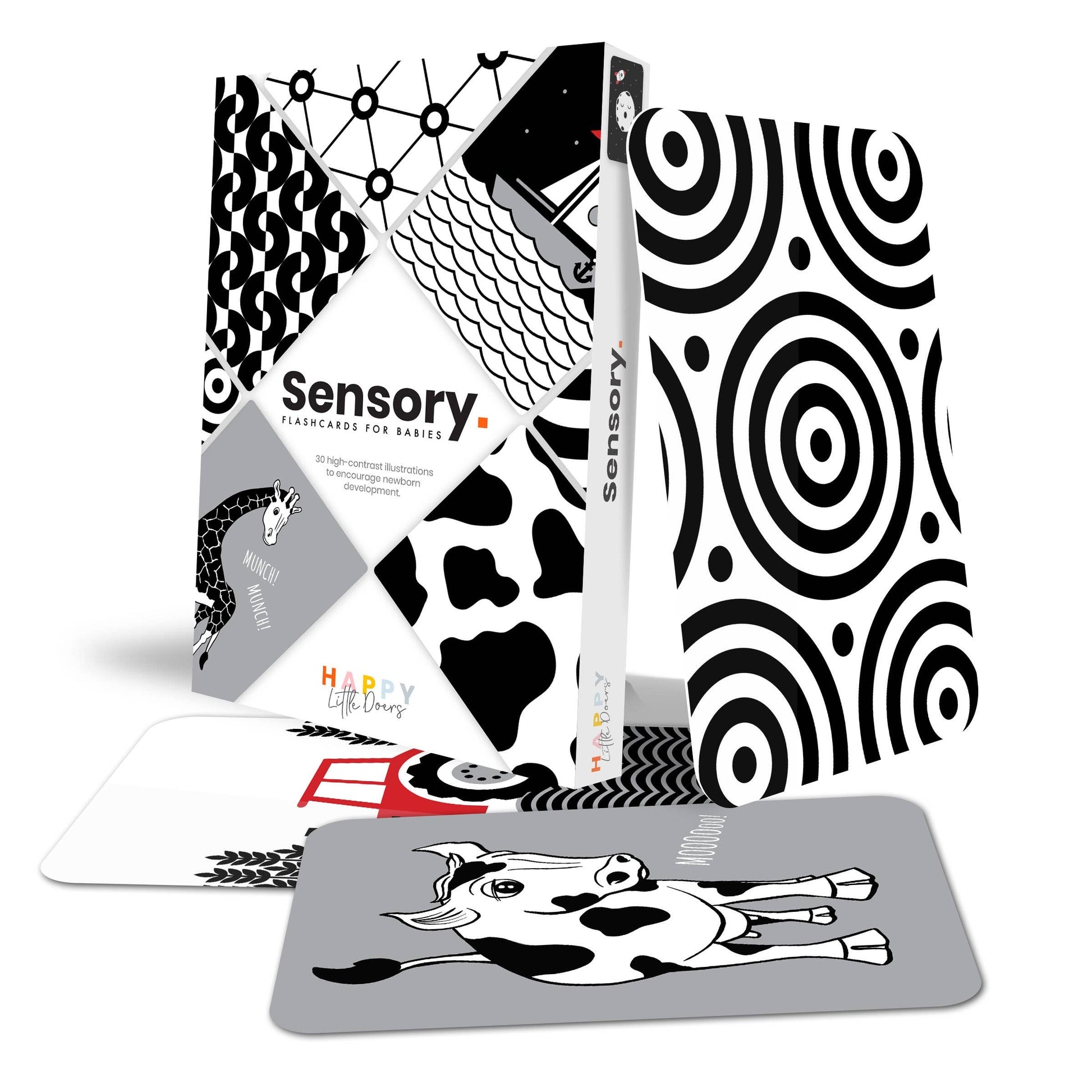 Newborn Sensory Flashcards for Babies